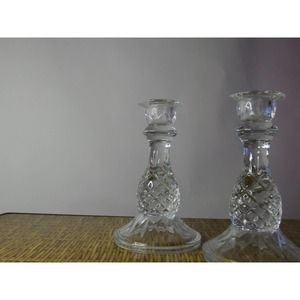 Modern Glass Candlesticks